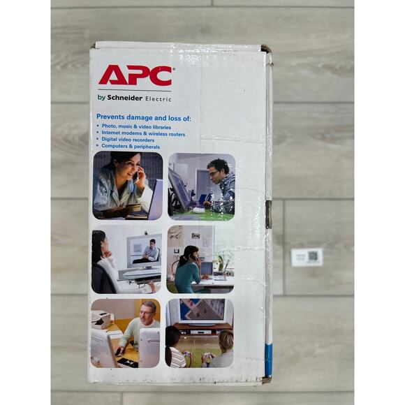 APC Back-UPS 550 Battery Backup 8-Outlet Power Supply - Picture 3 of 4